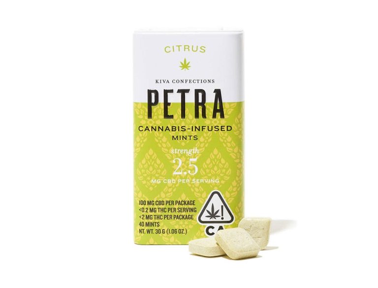 Petra Citrus CBD Mints