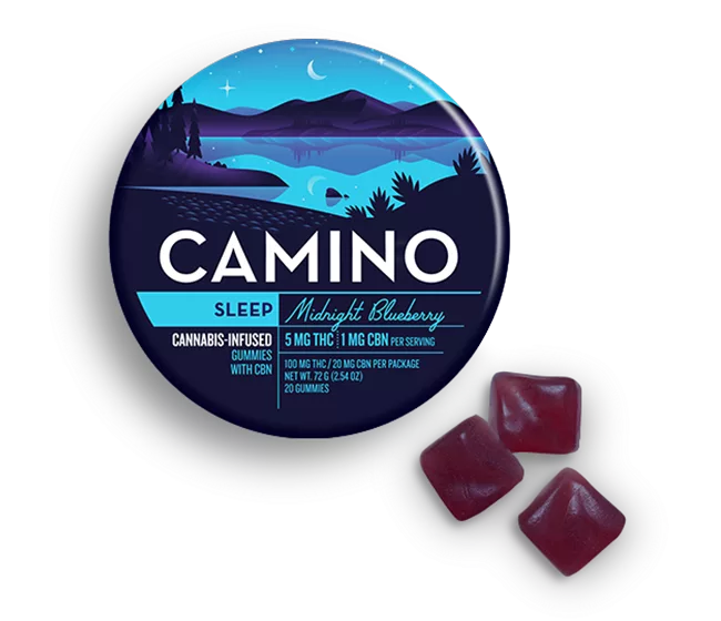 Camino Midnight Blueberry Sleep Gummies